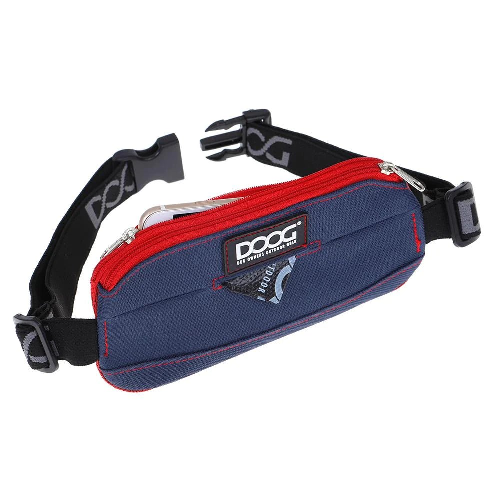 DOOG Mini Dog Walking Belt (Navy & Red) - Wuffies