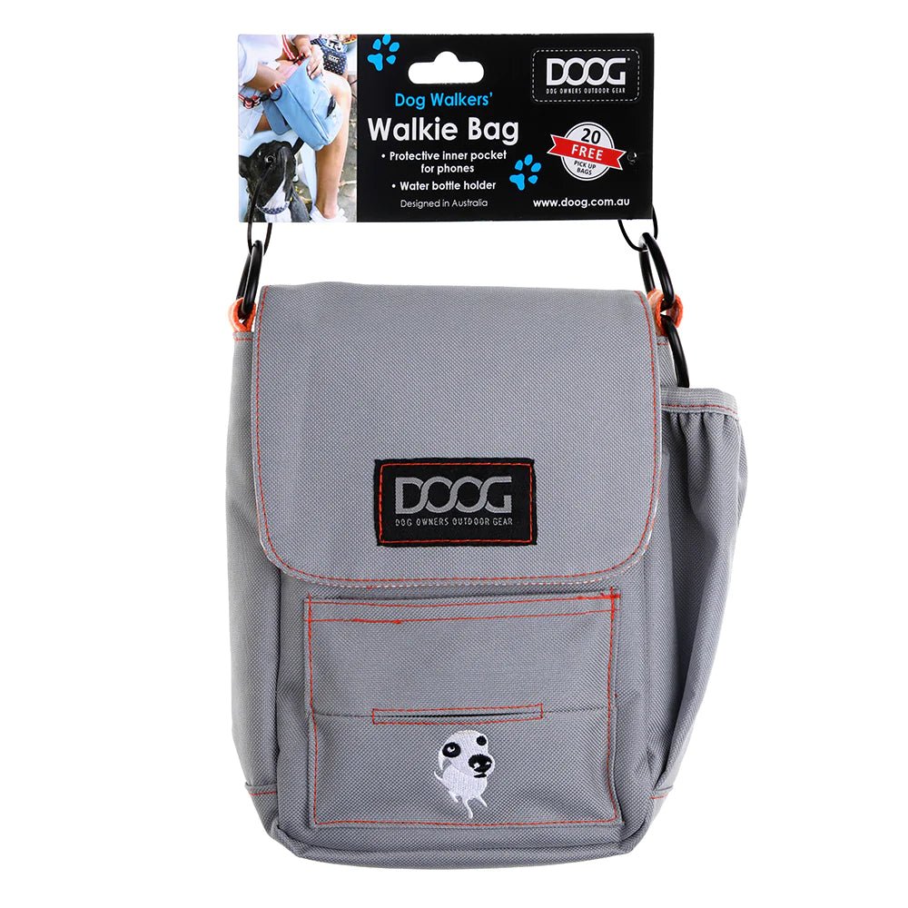 DOOG Shoulder Dog Walking Bag (Grey) - Wuffies