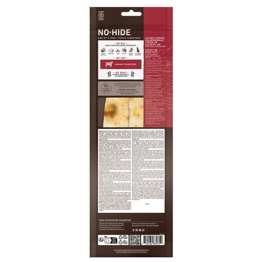 Earth Animal No - Hide Beef Strips (4 Pack, 44g) - Wuffies
