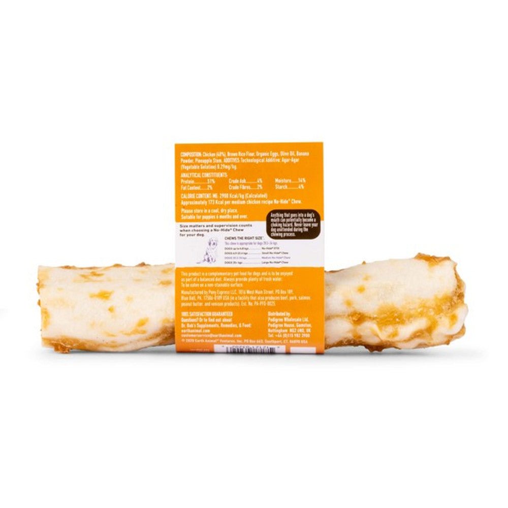 Earth Animal No - Hide Chicken Dog Chew (Medium, 60g) - Wuffies