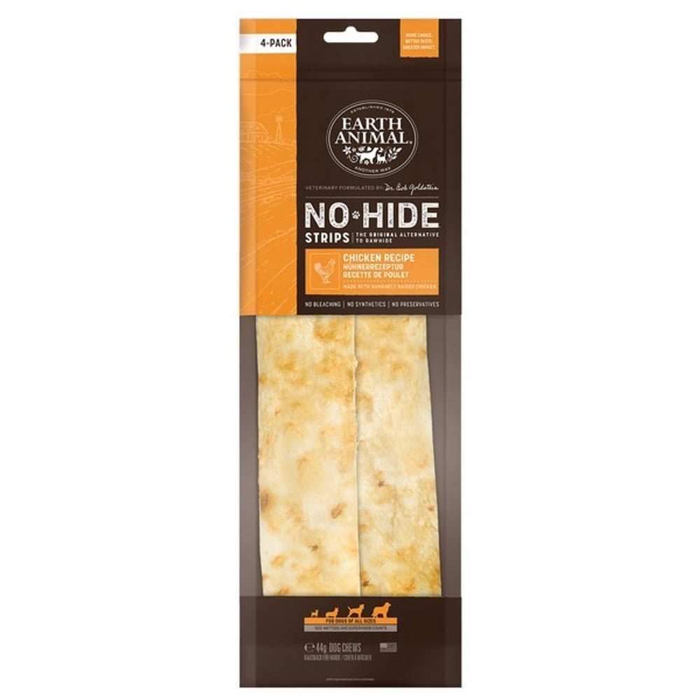 Earth Animal No - Hide Chicken Strips (4 Pack, 44g) - Wuffies