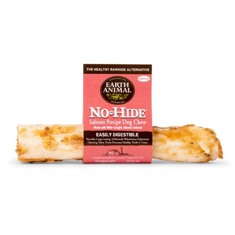 Earth Animal No - Hide Salmon Dog Chew (Medium, 60g) - Wuffies