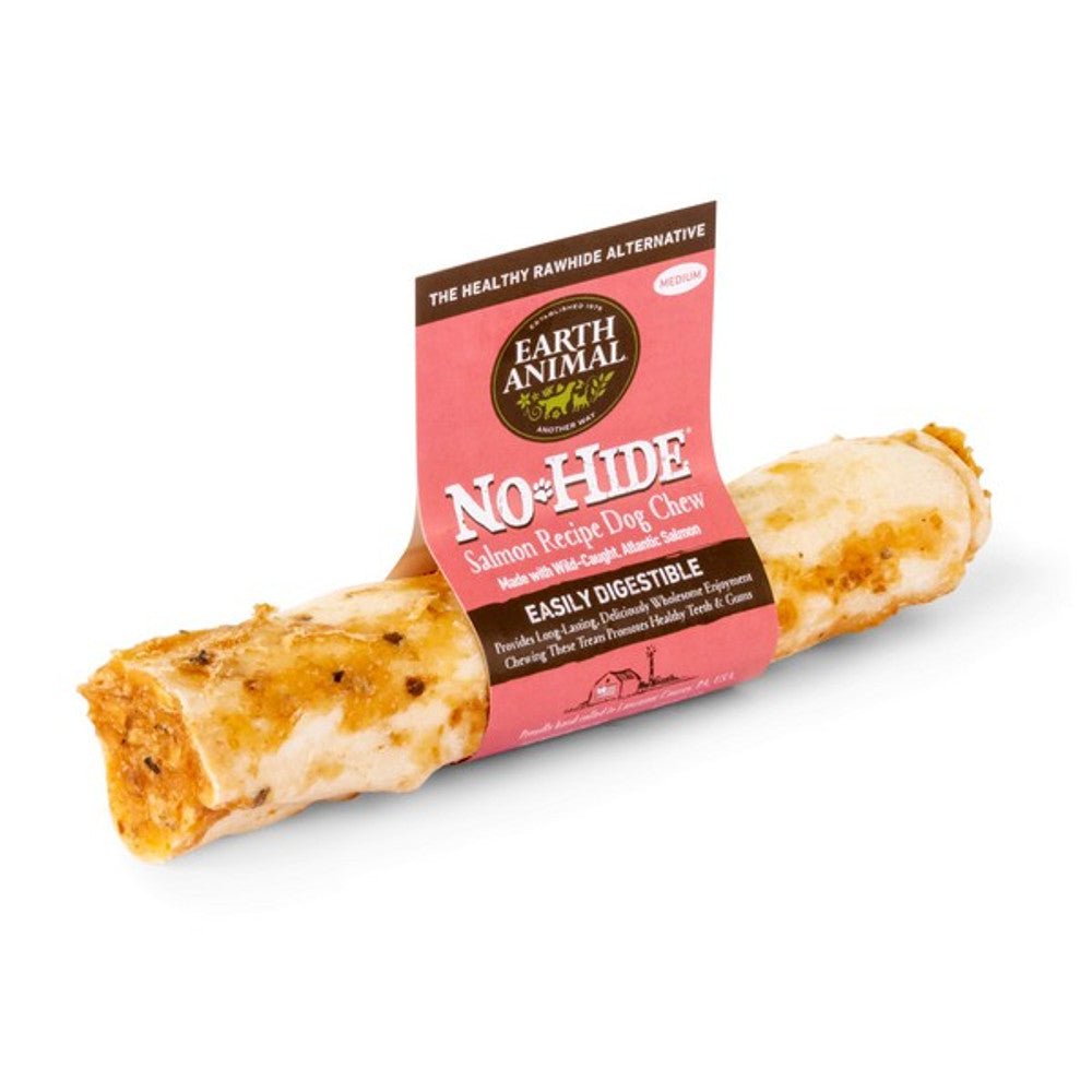 Earth Animal No - Hide Salmon Dog Chew (Medium, 60g) - Wuffies