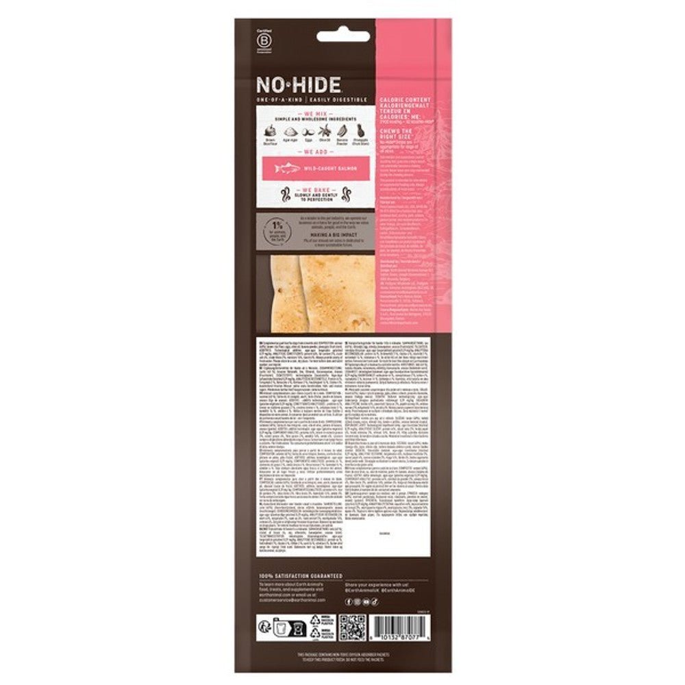 Earth Animal No - Hide Salmon Strips (4 Pack, 44g) - Wuffies