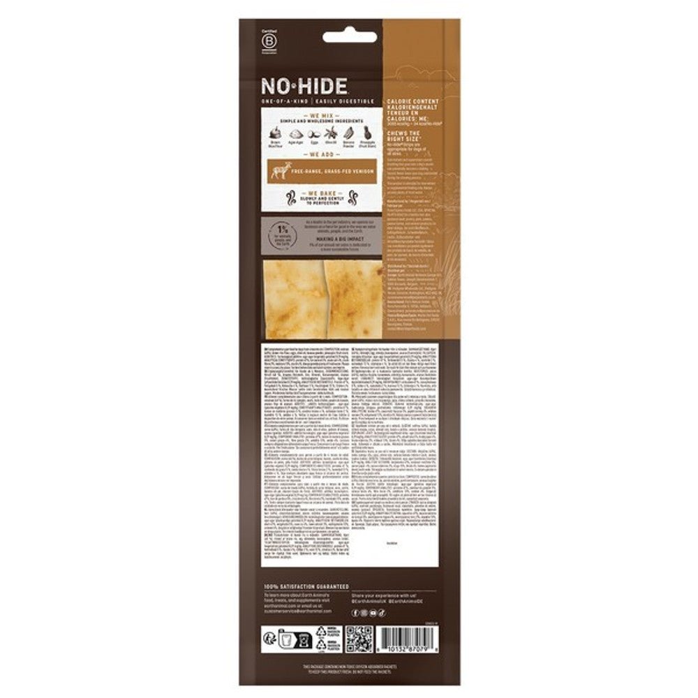 Earth Animal No - Hide Venison Strips (4 Pack, 44g) - Wuffies