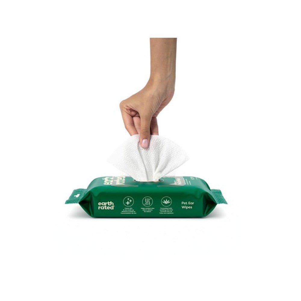 Earth Rated Ear Wipes (60 Wipes) - Wuffies