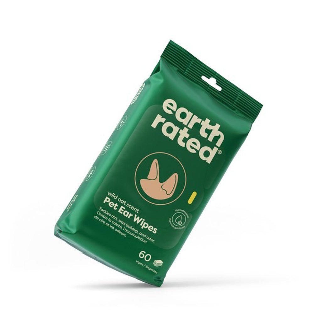 Earth Rated Ear Wipes (60 Wipes) - Wuffies