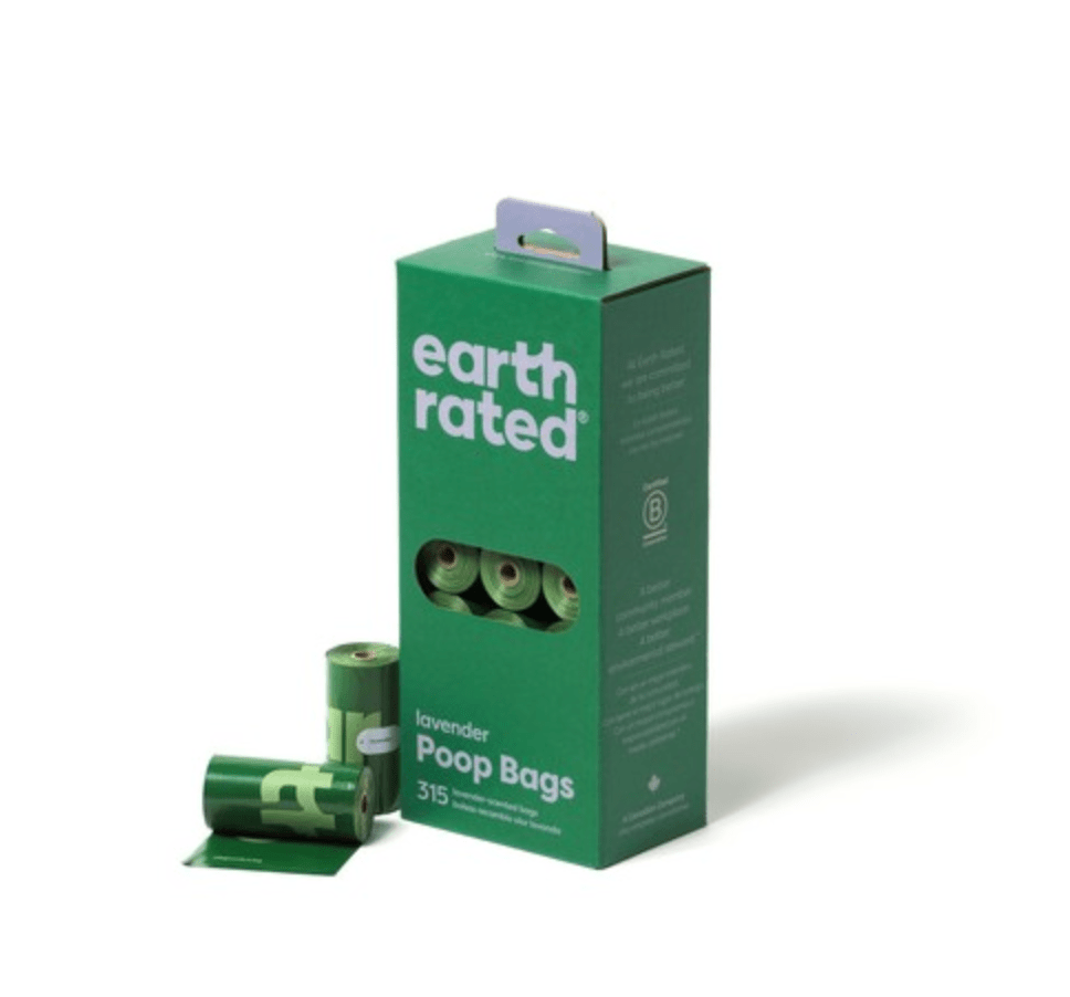 Earth Rated Lavender - Scented Dog Poop Bags 21 Refill Rolls (315 Bags) - Wuffies