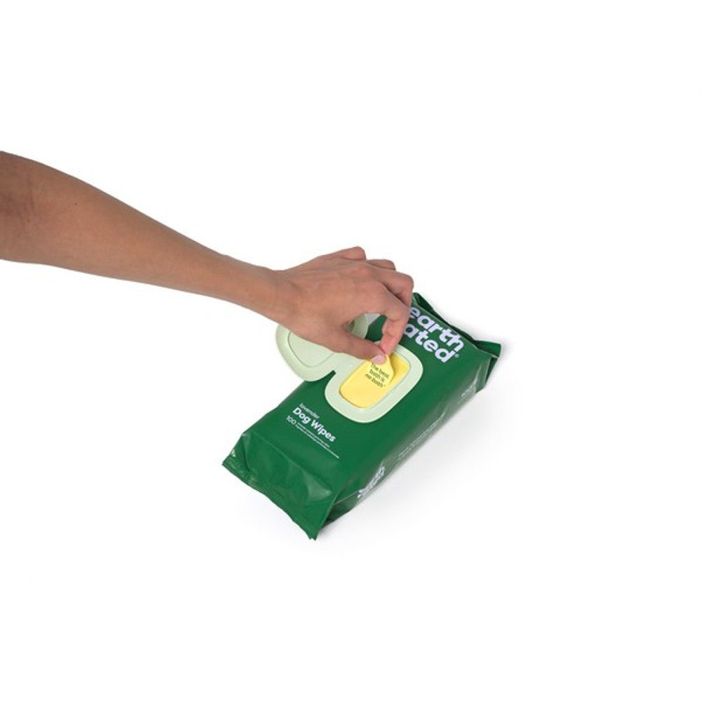 Earth Rated Pet Grooming Dog Wipes Lavender Scented (100 Wipes) - Wuffies