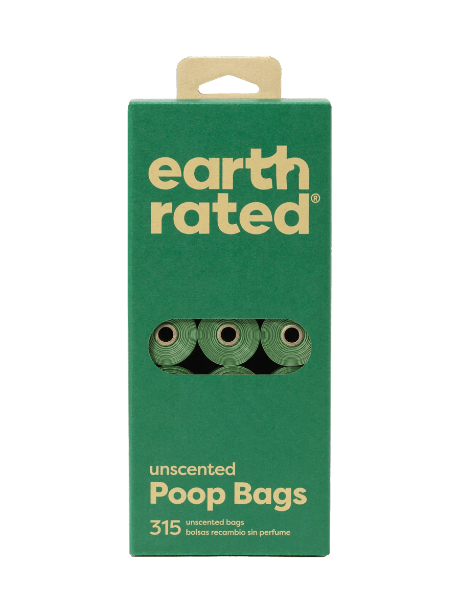 Earth Rated Unscented Dog Poop Bags (315 Bags, 21 Refill Rolls ) - Wuffies