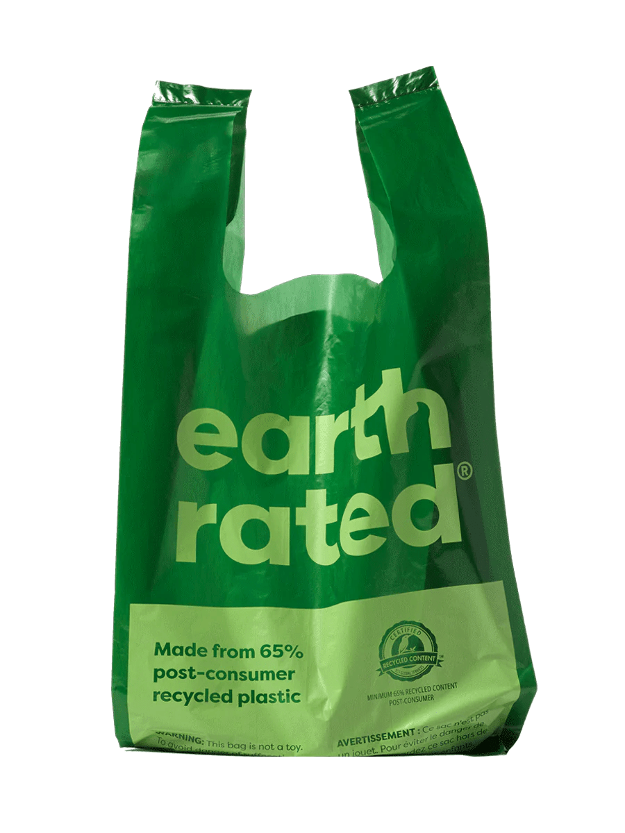 Earth Rated Unscented Easy - Tie Handle Dog Poop Bags (120 Bags) - Wuffies