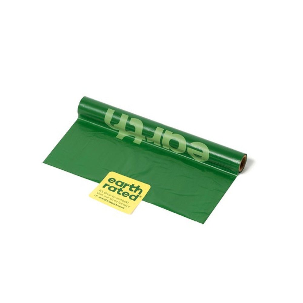 Earth Rated Unscented Large Dog Poop Bags (300 Bags, Single Roll) - Wuffies