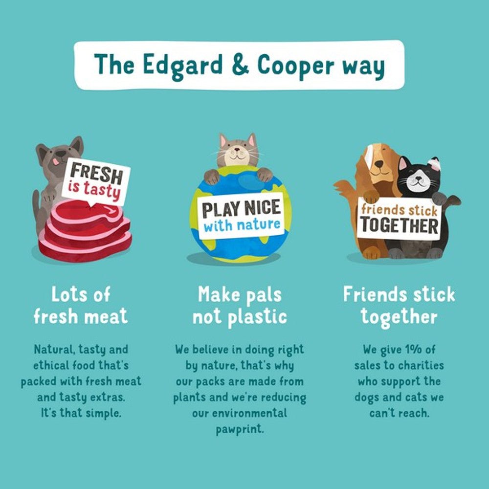 Edgard & Cooper Dental for Dogs Strawberry & Mint (7 Sticks, Large) - Wuffies