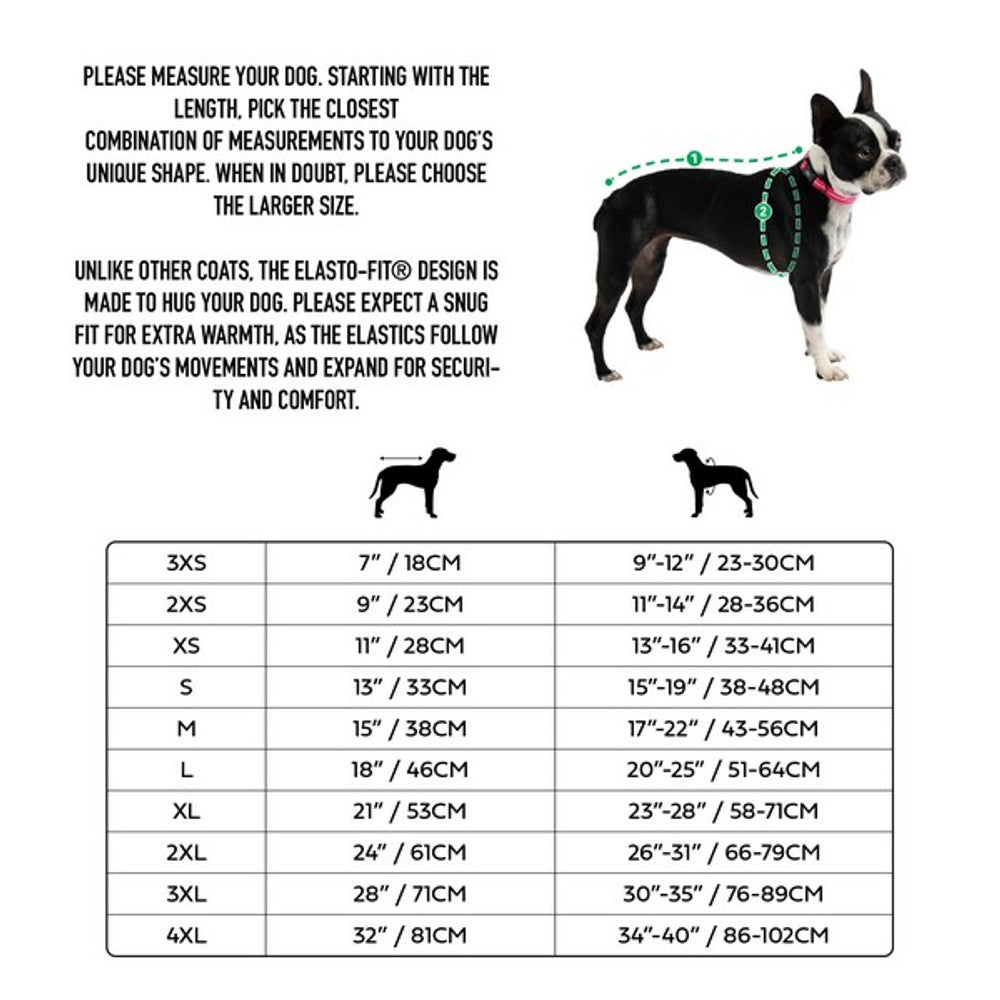 Elasto - Fit Reversible Dog Raincoat (Neon Aqua & Iridescent) - Wuffies