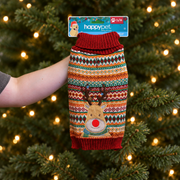 Happy Pet Reindeer Grandad Christmas Dog Sweater