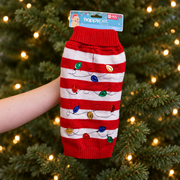 Happy Pet Christmas Lights Dog Sweater
