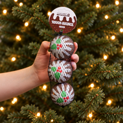 Sportspet Christmas Pudding Tough Bounce Balls for Dogs (3 Pack)