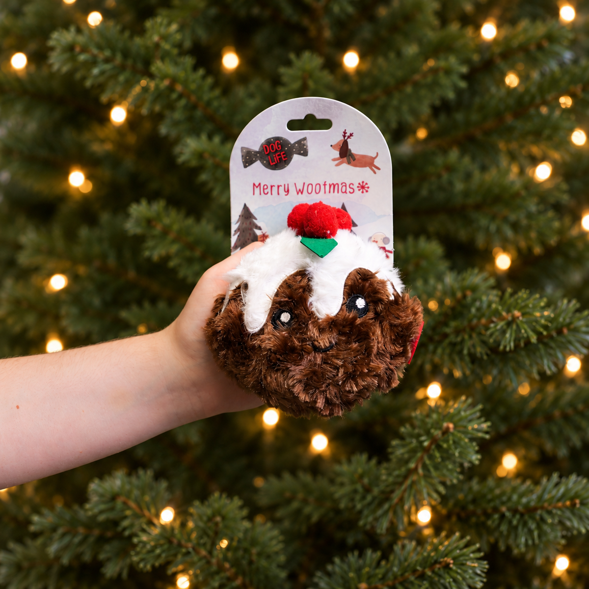 James Marketing Pawsome Christmas Puds Dog Toy (Large)