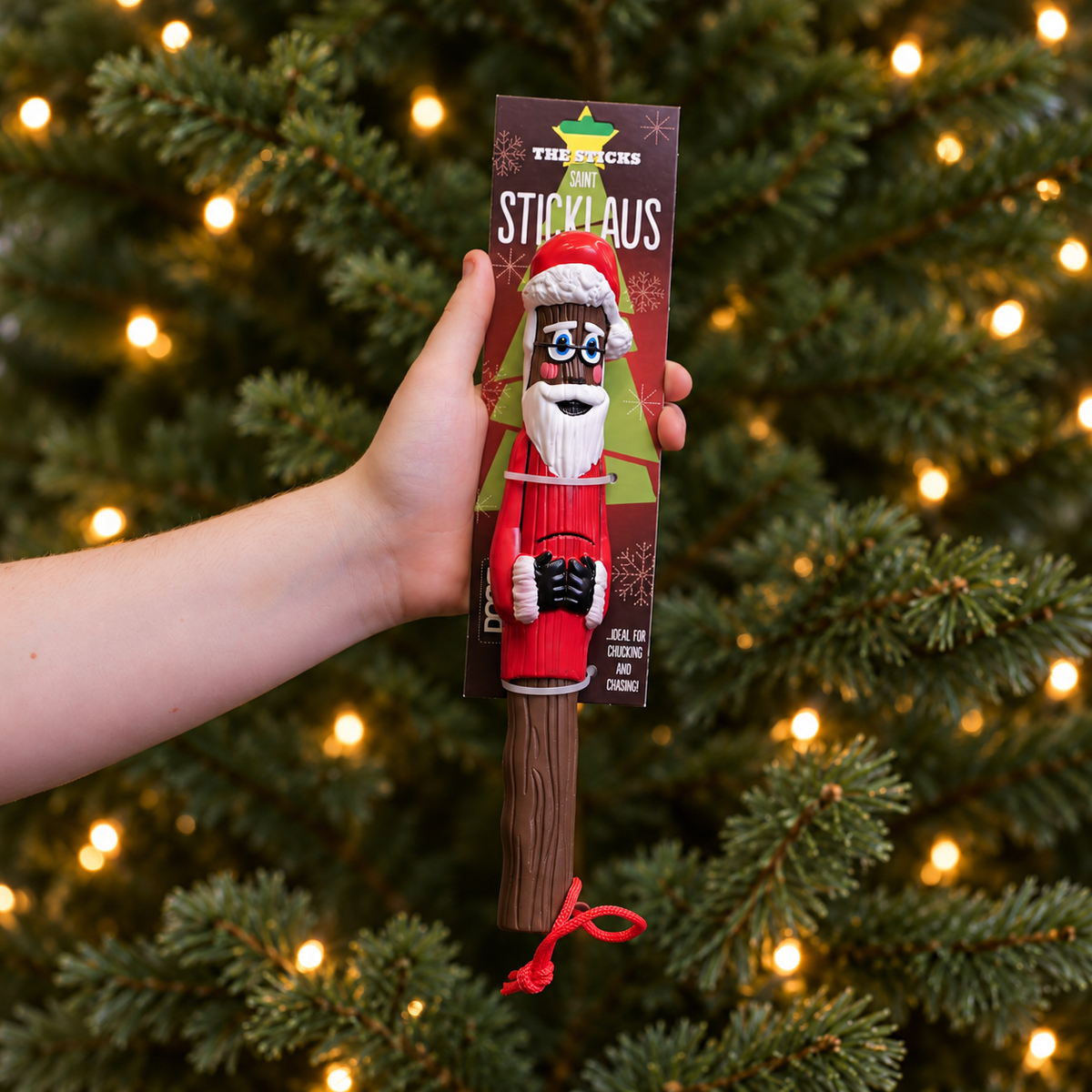 Doog Santa Stick Saint Sticklaus Dog Toy