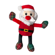 Festive Waffle Santa Dog Toy - Wuffies