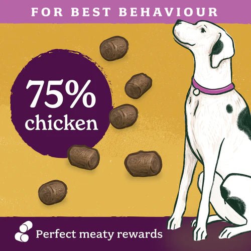 Forthglade Chicken with Liver Meaty Nibbles (70g) - Wuffies