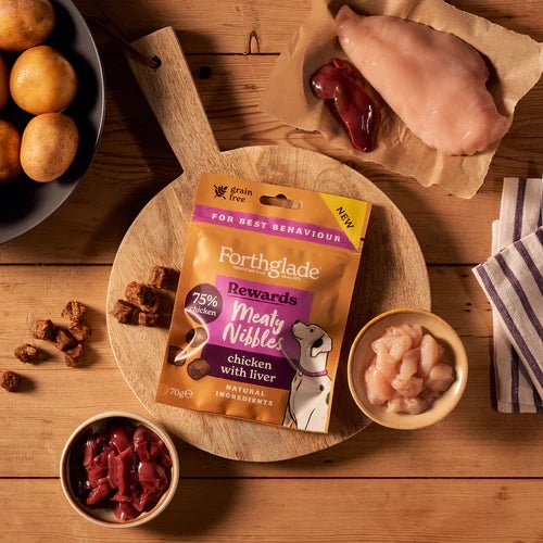 Forthglade Chicken with Liver Meaty Nibbles (70g) - Wuffies