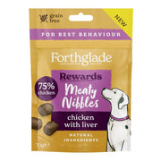 Forthglade Chicken with Liver Meaty Nibbles (70g) - Wuffies