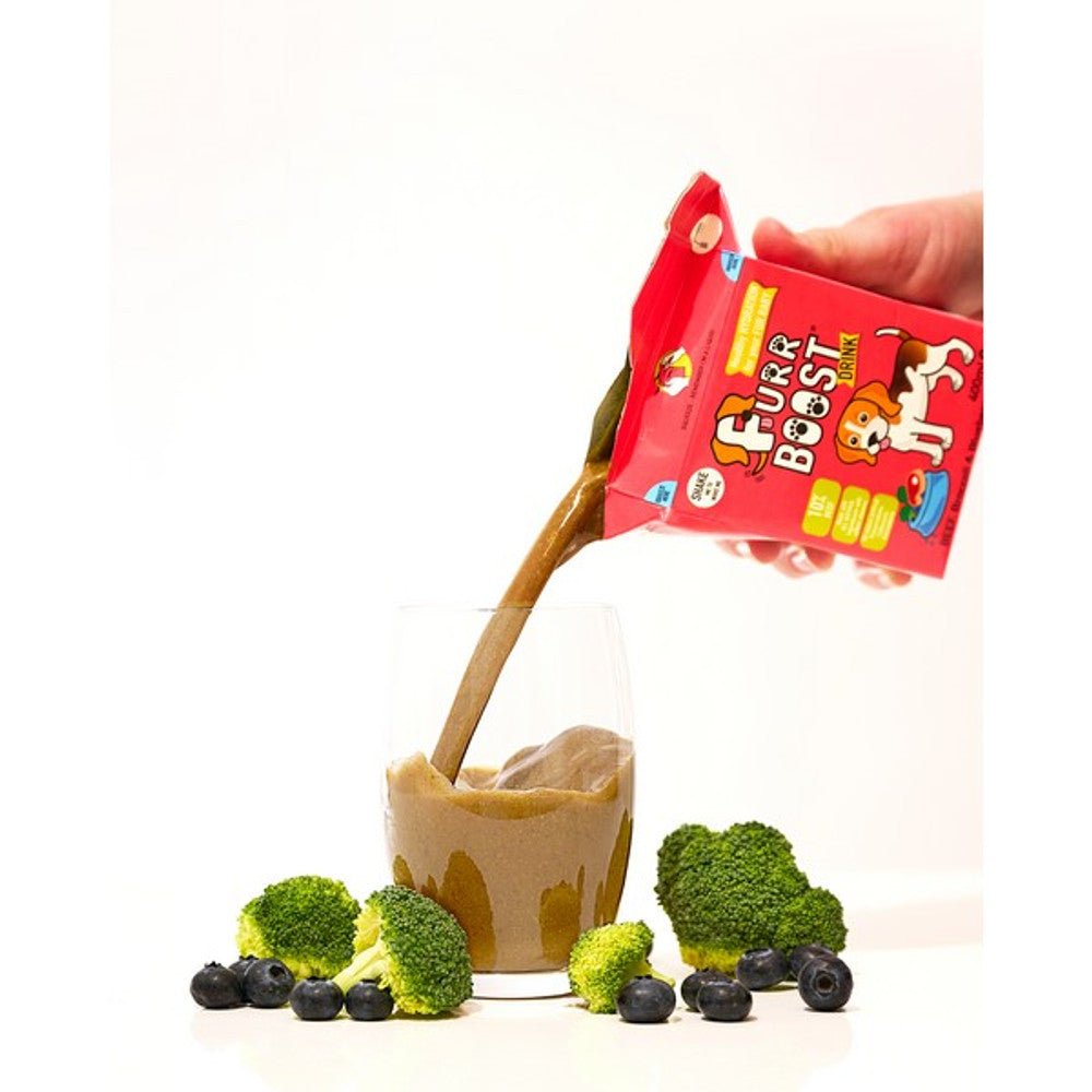 Furr Boost Beef Broccoli & Blueberry Dog Smoothie (400ml) - Wuffies