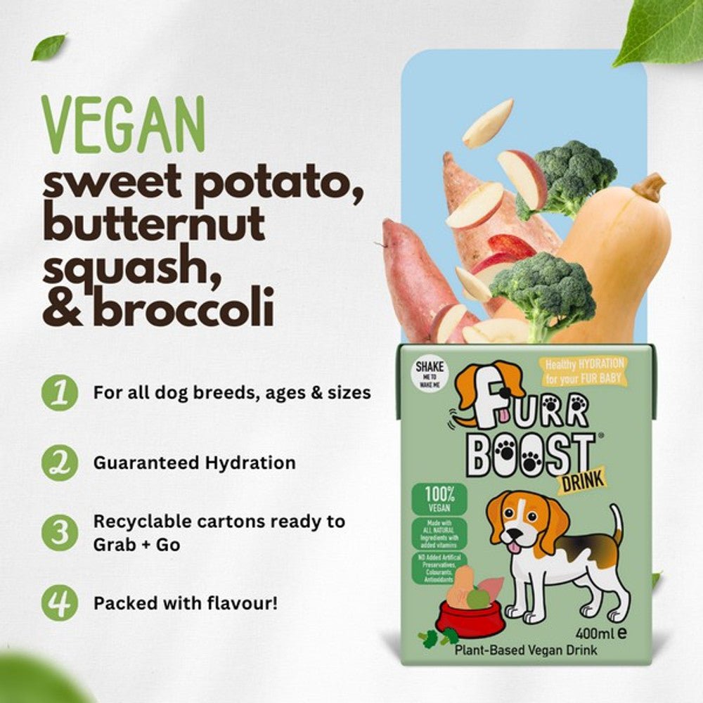 Furr Boost Plant - Based Vegan Dog Smoothie (400ml) - Wuffies