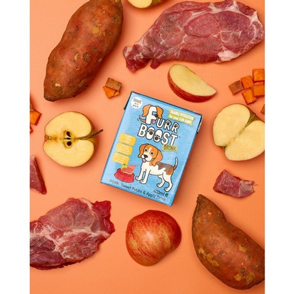 Furr Boost Pork Sweet Potato & Apple Dog Smoothie (400ml) - Wuffies