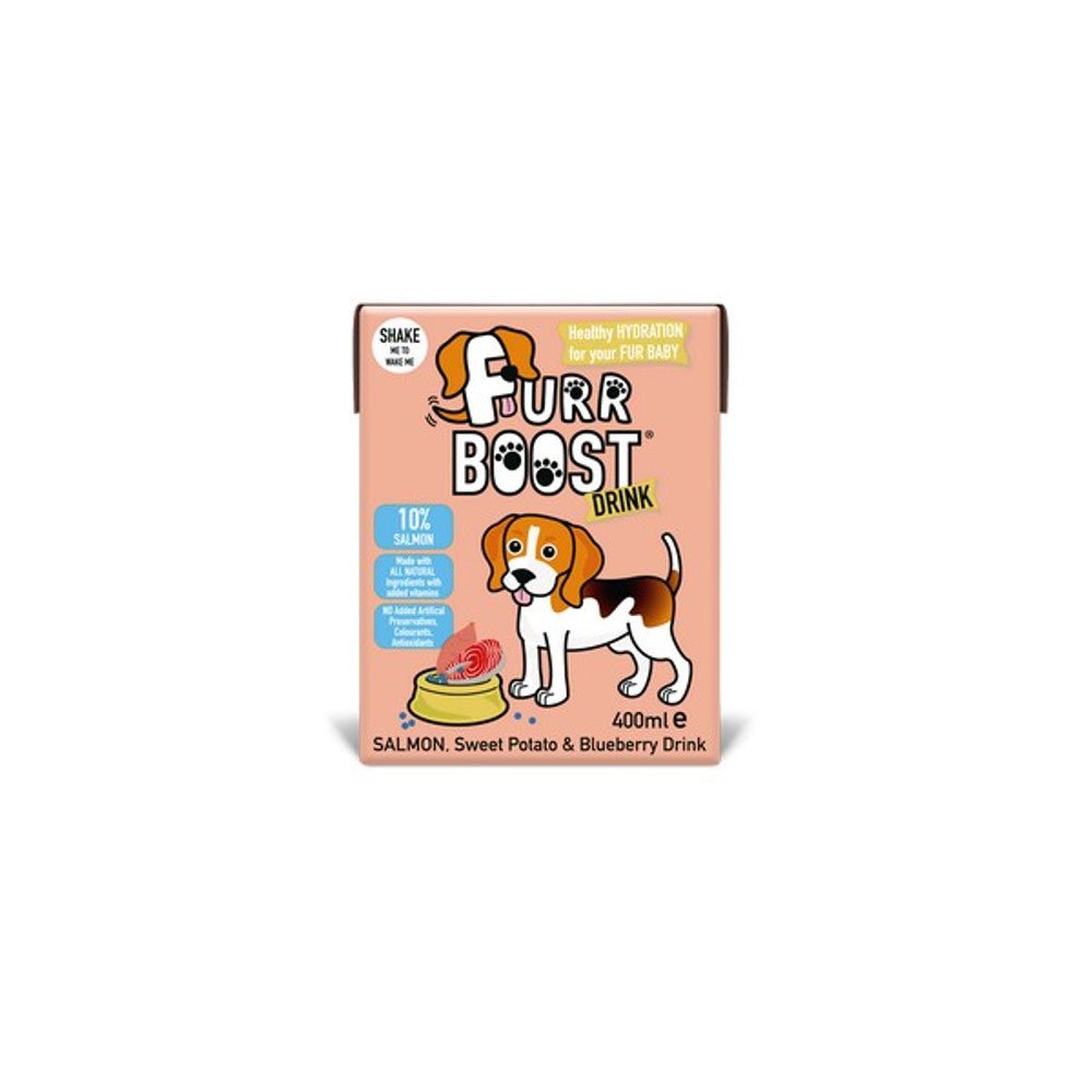 Furr Boost Salmon, Sweet Potato & Blueberry Dog Smoothie (400ml) - Wuffies