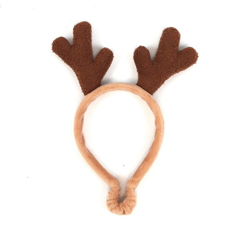 Happy Pet Reindeer Christmas Headband for Dogs - Wuffies