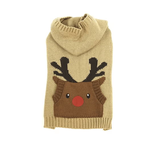 Happy Pet Reindeer Hooded Sweater - Wuffies