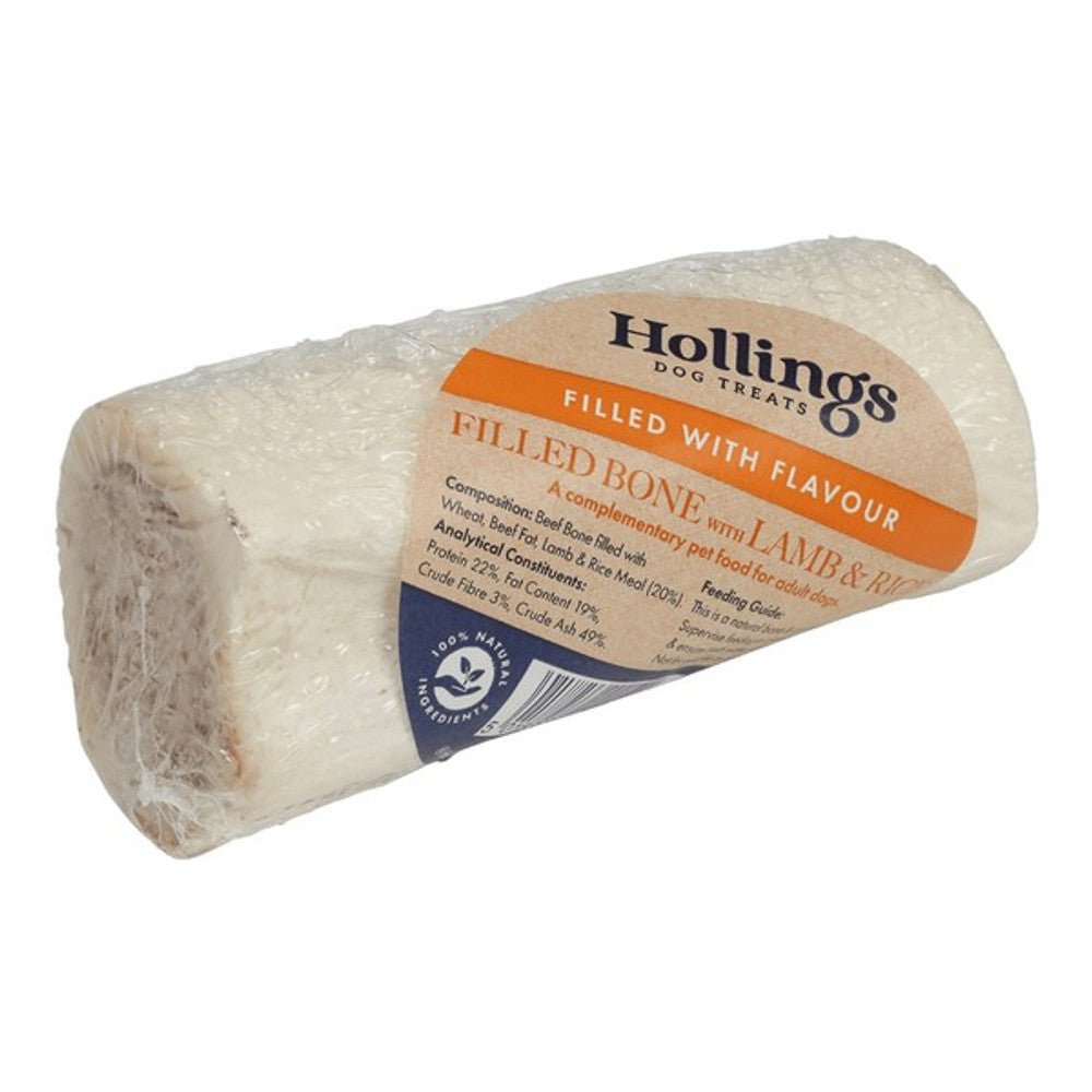 Hollings Lamb & Rice Filled Bone (190g) - Wuffies