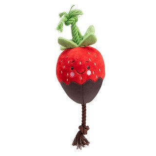 House of Paws Chocolate Dipped Strawberry Plush Toy - Wuffies