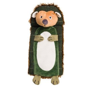 House of Paws Green Tweed Hedgehog Dog Toy - Wuffies