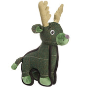 House of Paws Green Tweed Deer Dog Toy