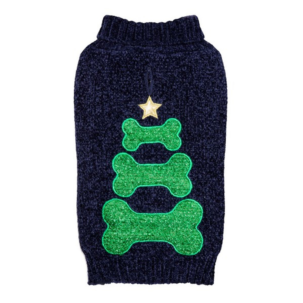 James Marketing Luxe Chenille Tree Sweater