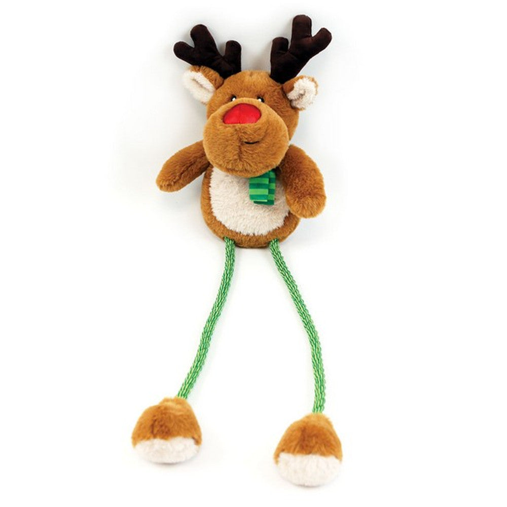 Happy Pet Ropee Long Legs Ronny Reindeer Dog Toy