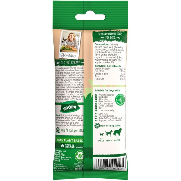 Soopa Watermelon & Apple Dental Sticks (100g)