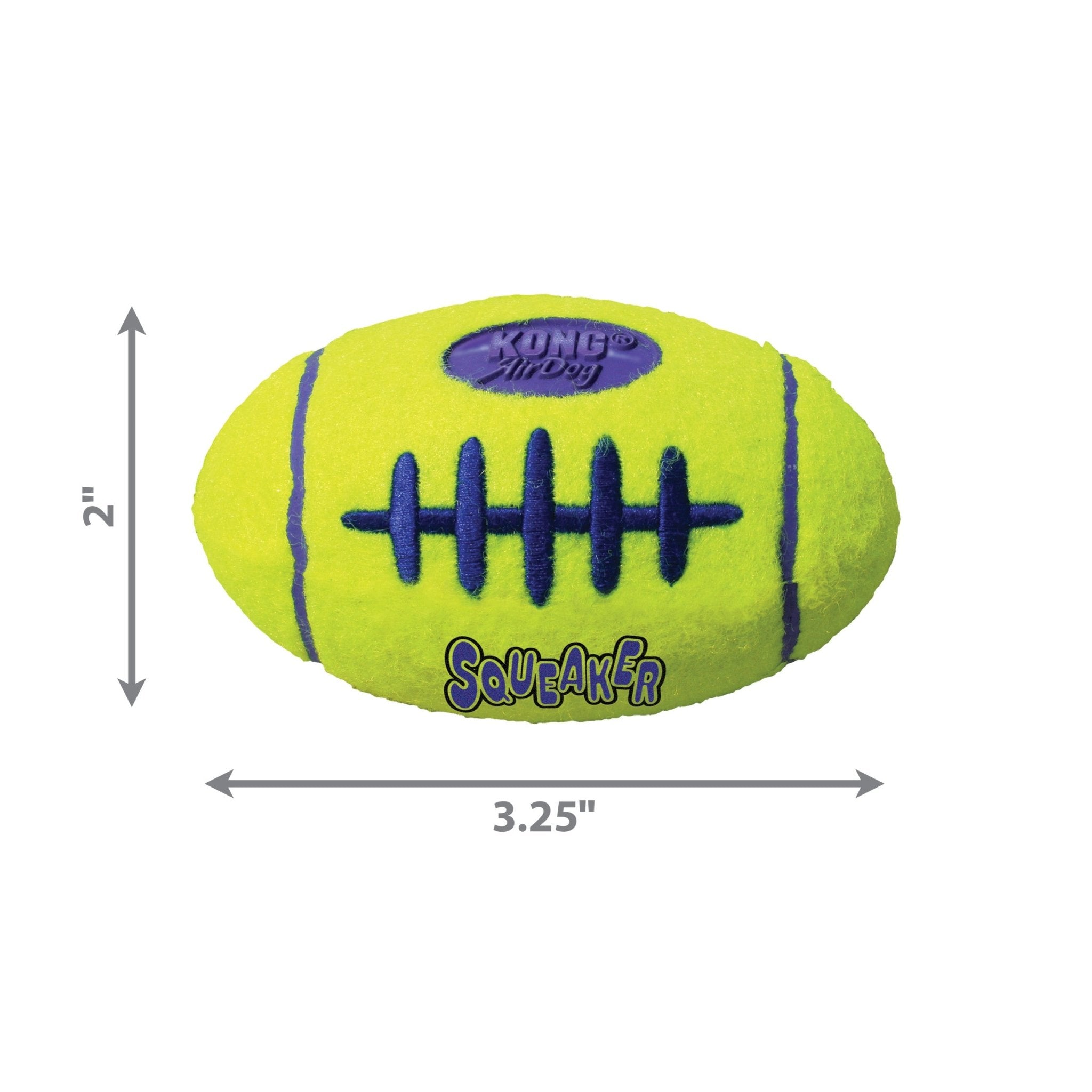 KONG Airdog® Squeaker Football - Wuffies
