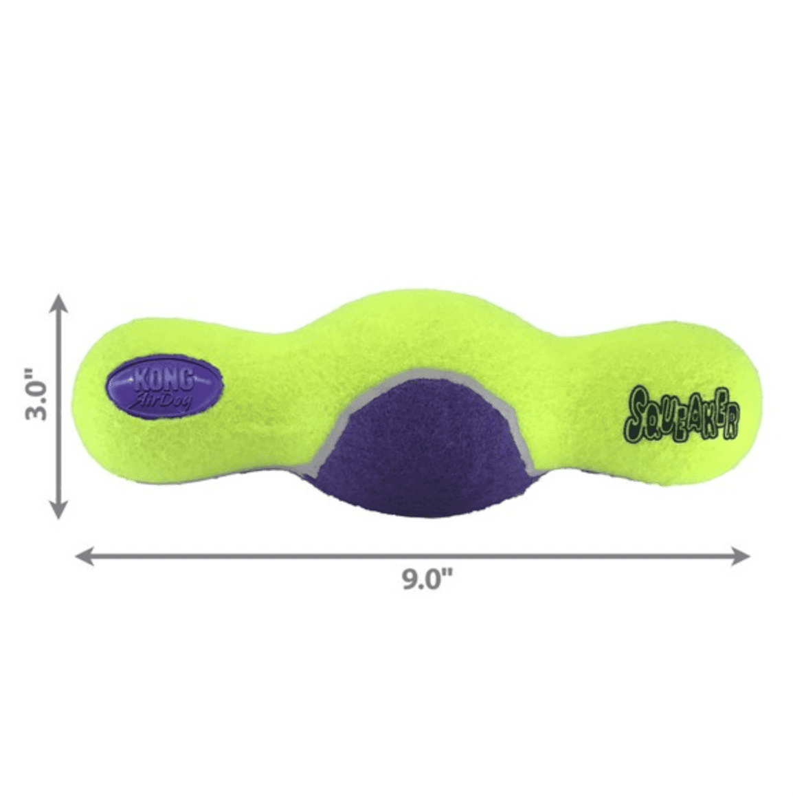 KONG AirDog Squeaker Roller Dog Toy - Wuffies