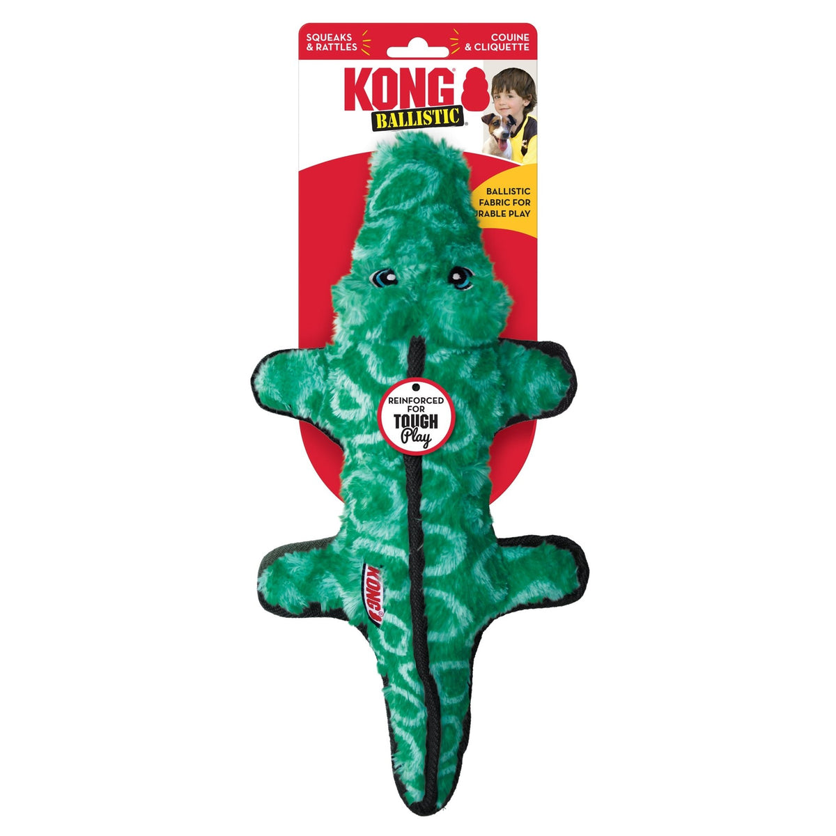 KONG Ballistic Alligator (M/L) - Wuffies