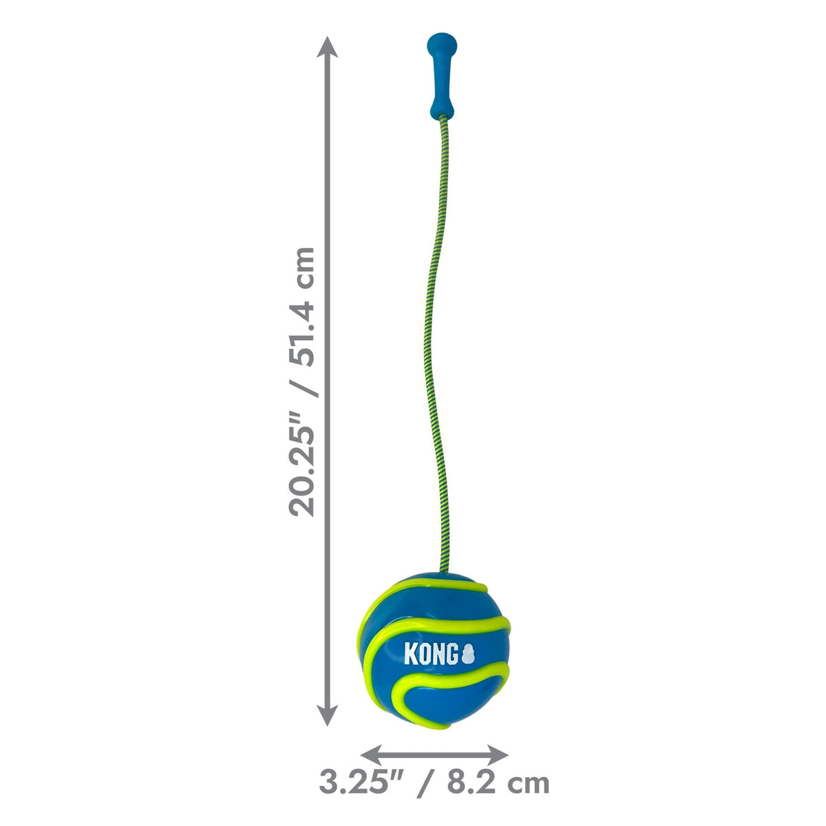 KONG Bunji High-Viz Ball Assorted (Large) - Wuffies