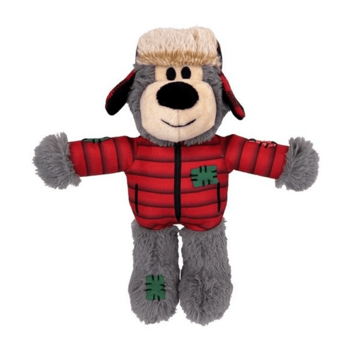 KONG Christmas Holiday Wild Knots Bear (Assorted) - Wuffies
