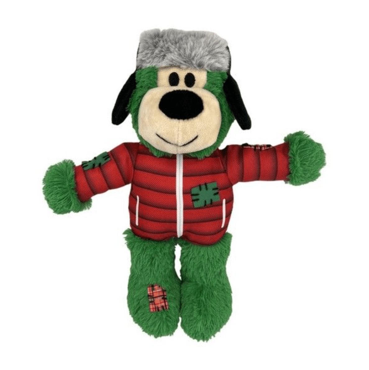 KONG Christmas Holiday Wild Knots Bear (Assorted) - Wuffies