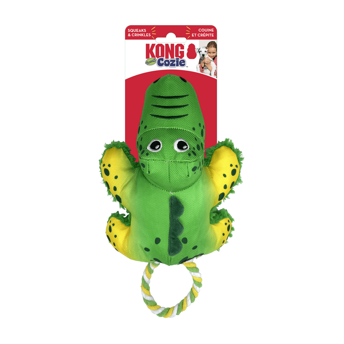 KONG Cozie Tuggz Alligator (M/L) - Wuffies