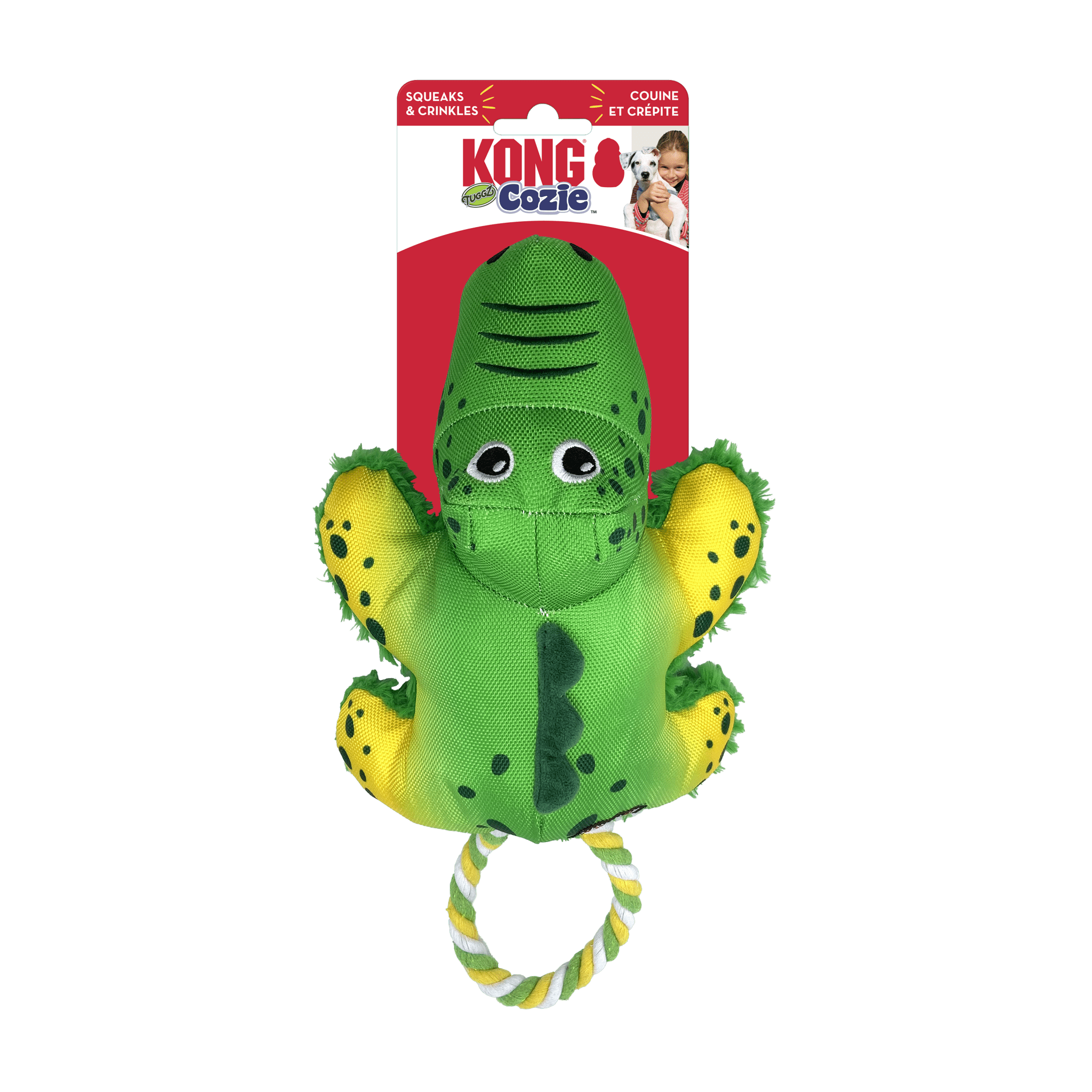 KONG Cozie Tuggz Alligator (M/L) - Wuffies