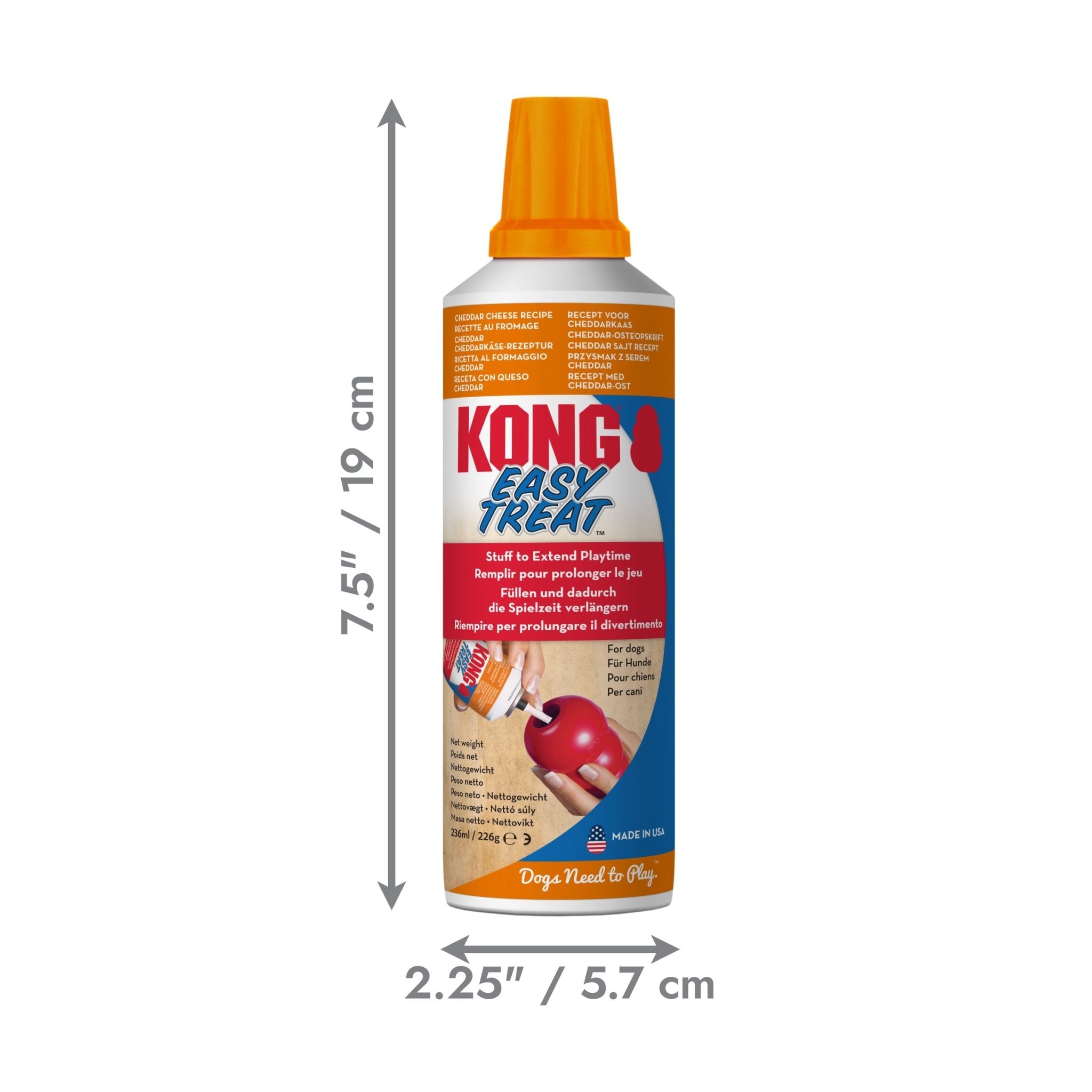 KONG Easy Treat Cheddar Cheese - Wuffies