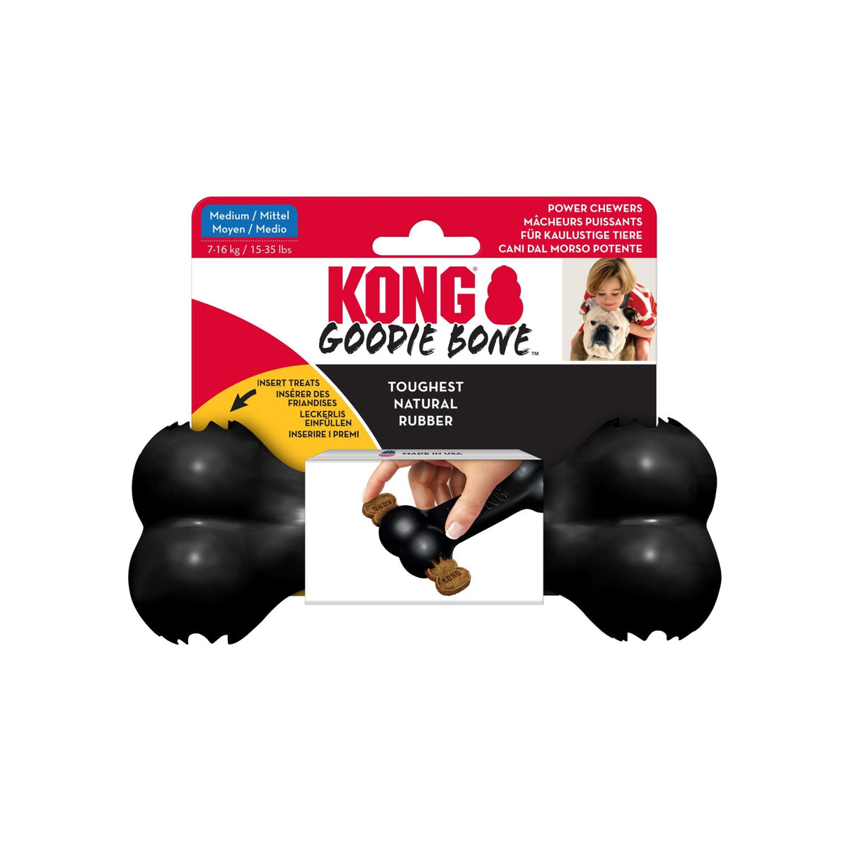 KONG Extreme Goodie Bone - Wuffies